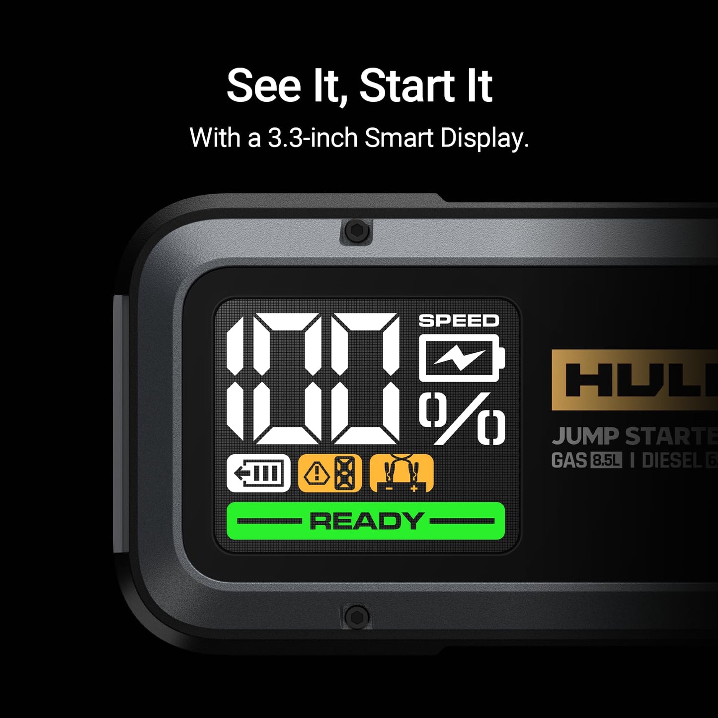 2000A Hulkman Smart Jump Starter with Flashlight