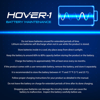 Hover-1 Drive Electric Self Balancing Hoverboard with 7 mph Max Speed, Dual 160W Motors, 3 Mile Range, and 6.5” Wheels Self Balancing Scooter