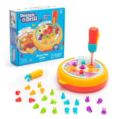 Educational Insights Design & Drill Rivet Cafe Set