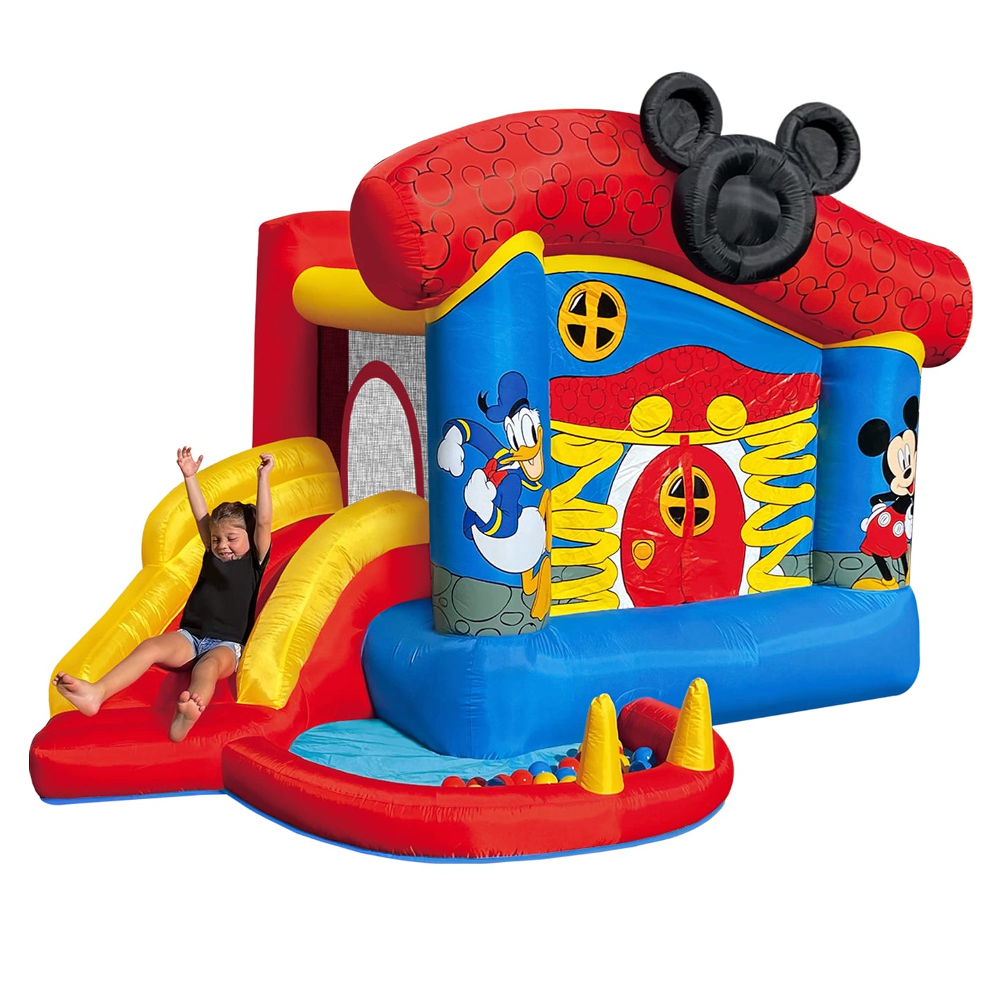 Mickey Mouse Bounce House with Slide and Blower