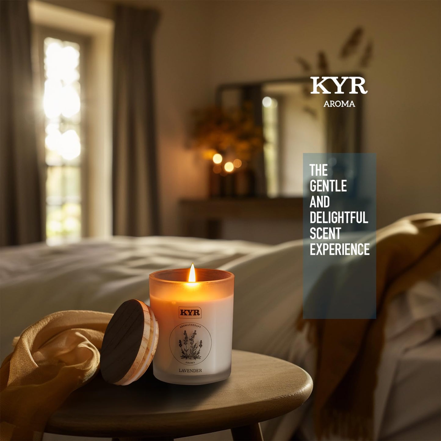 Gifts for Women - Scented Candles& Reed Diffusers for Home, Scent Fragrance Set for Bedroom Bathroom Home Décor(Lavender)