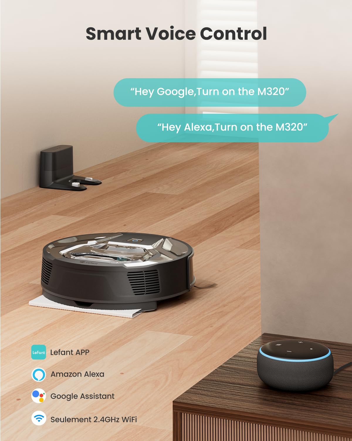 Lefant Robot Vacuum Cleaner with Alexa, 6000 Pa