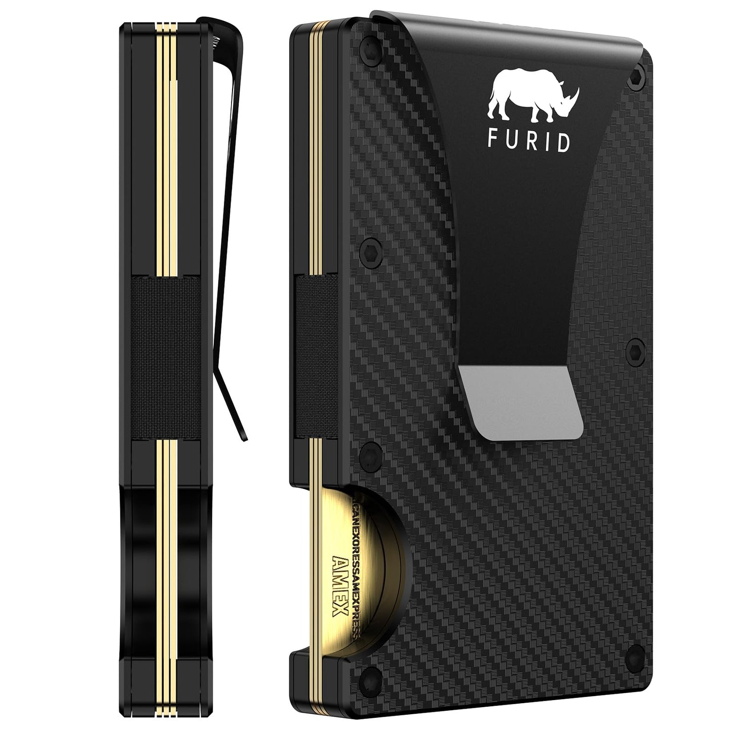 Small Wallet Women Card Holder: Thin Slim Wallet for Women - Minimalist Credit Card Wallet - RFID Metal Wallet