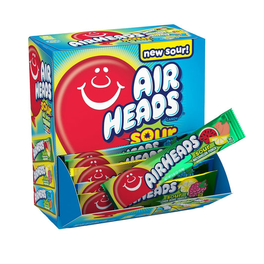 Airheads Sour Taffy Candy Bars Variety Pack