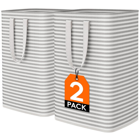 2 Pack Lifewit Large Laundry Hampers with Handles
