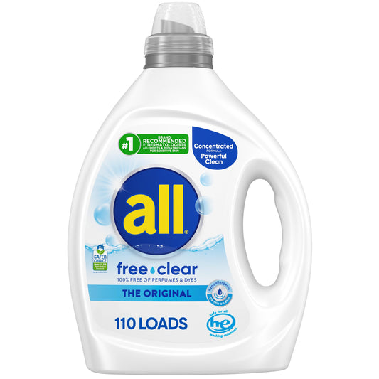 82.5oz all Free Clear Liquid Laundry Detergent
