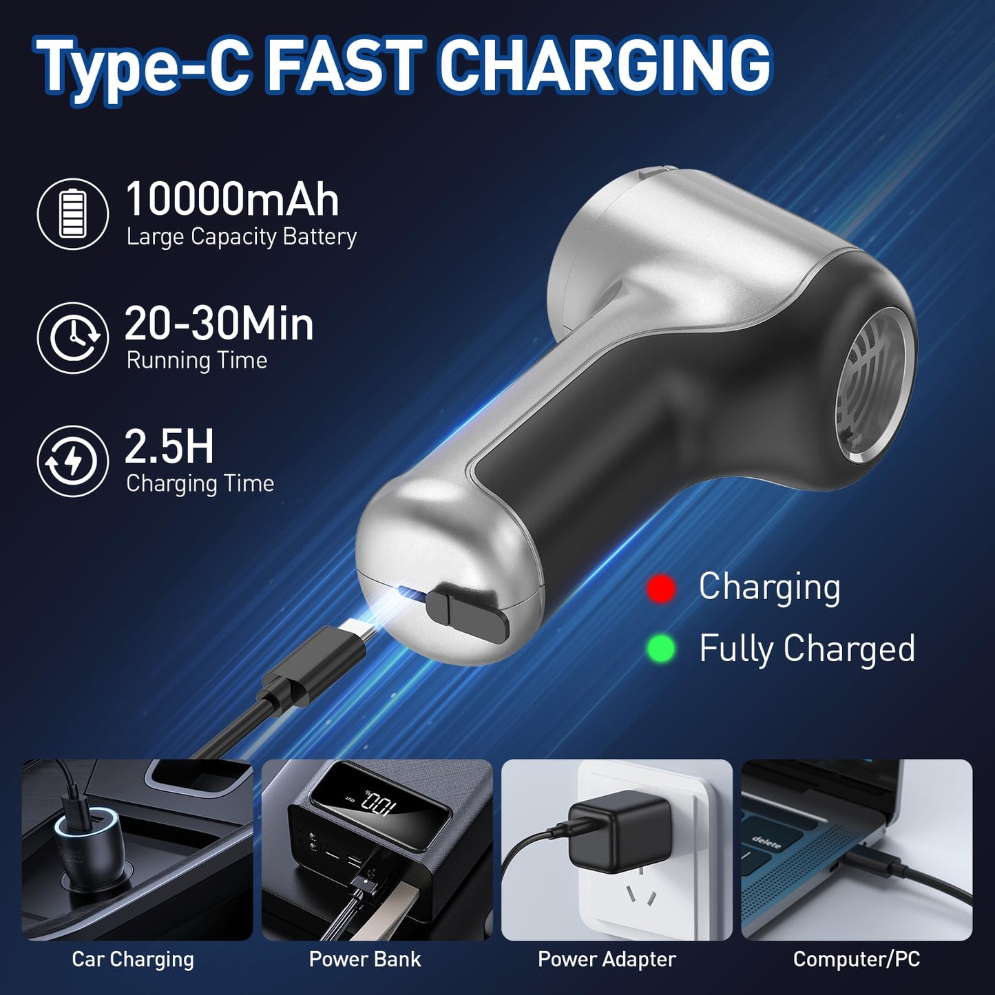 Cordless Handheld Vacuum Cleaner by AHNR