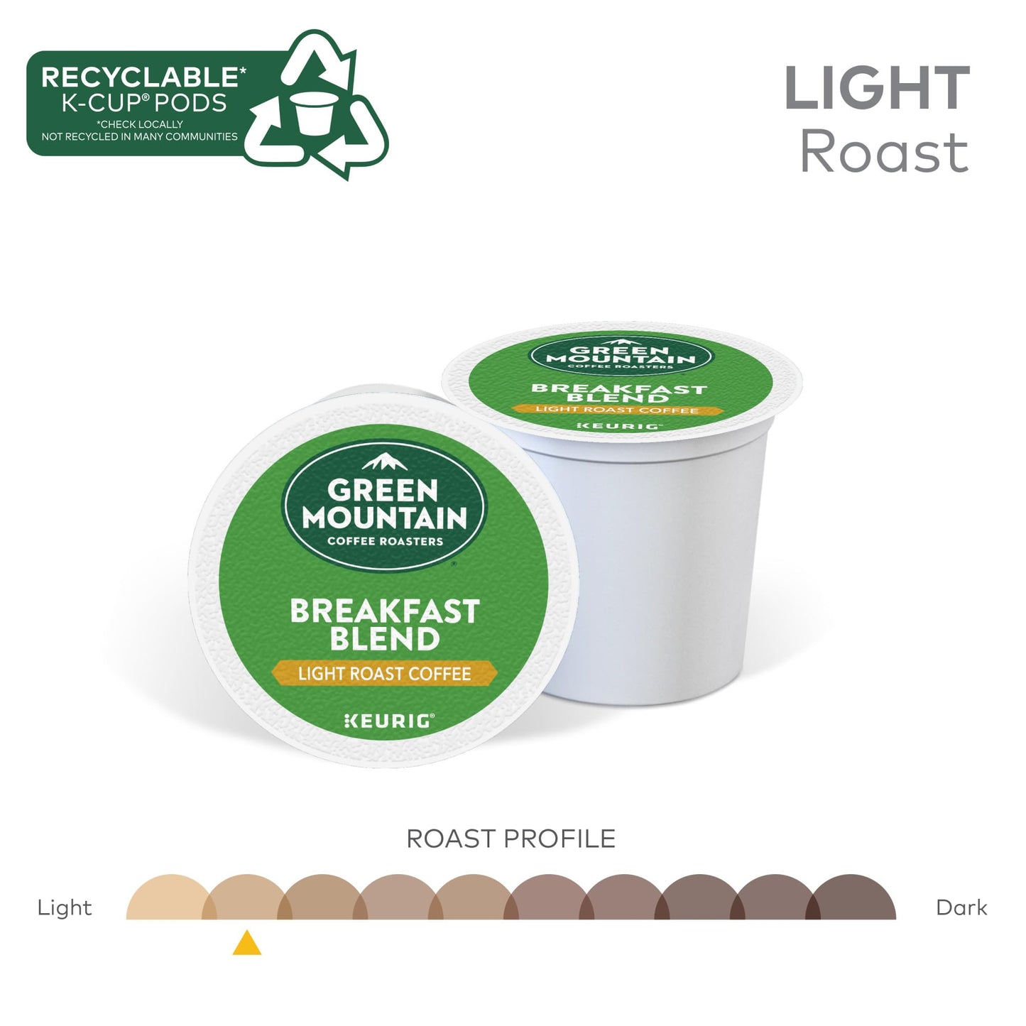 Green Mountain Coffee Breakfast Blend K-Cup Pods