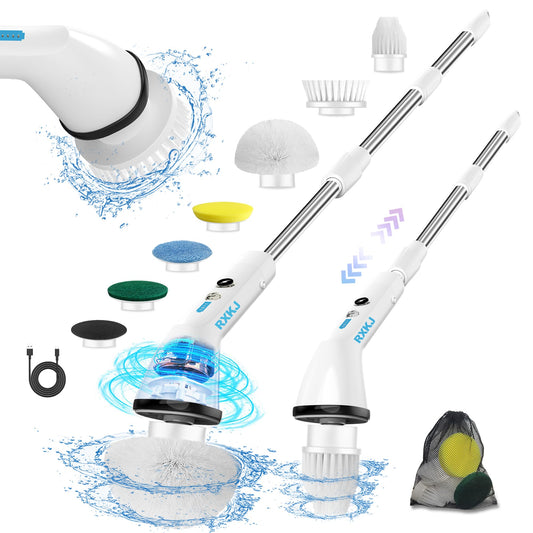 Electric Spin Scrubber with 6 Brush Heads