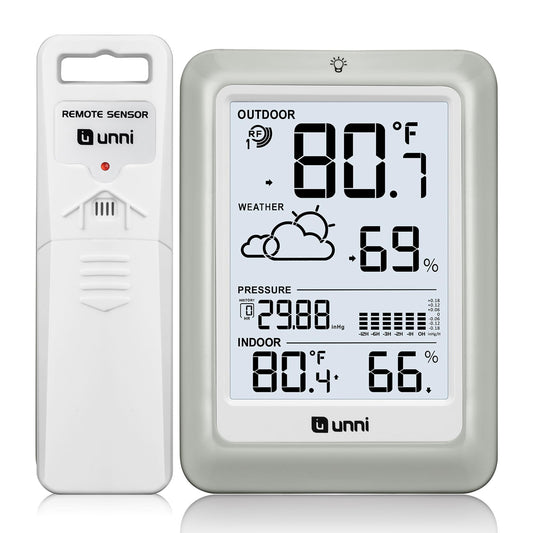 Wireless Weather Station with 330ft Range Sensor