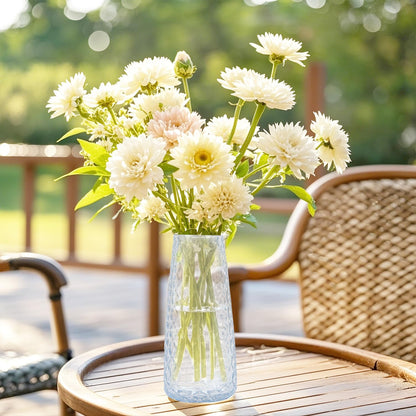 Crystal Round Glass Vase for Floral Arrangements