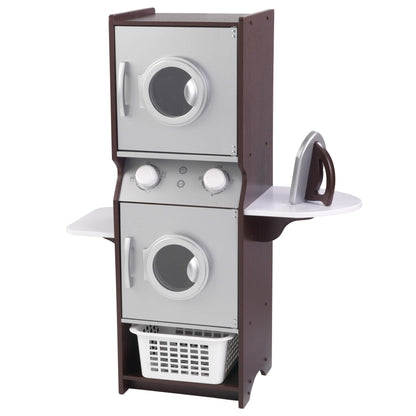 KidKraft Wooden Laundry Playset with Washer and Dryer