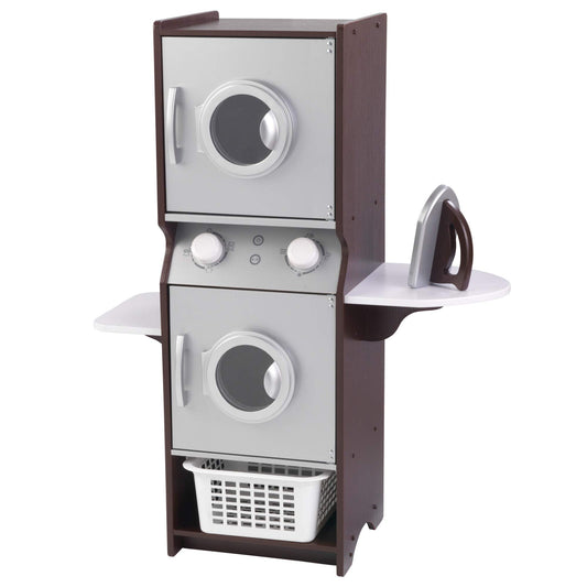 KidKraft Wooden Laundry Playset with Washer and Dryer