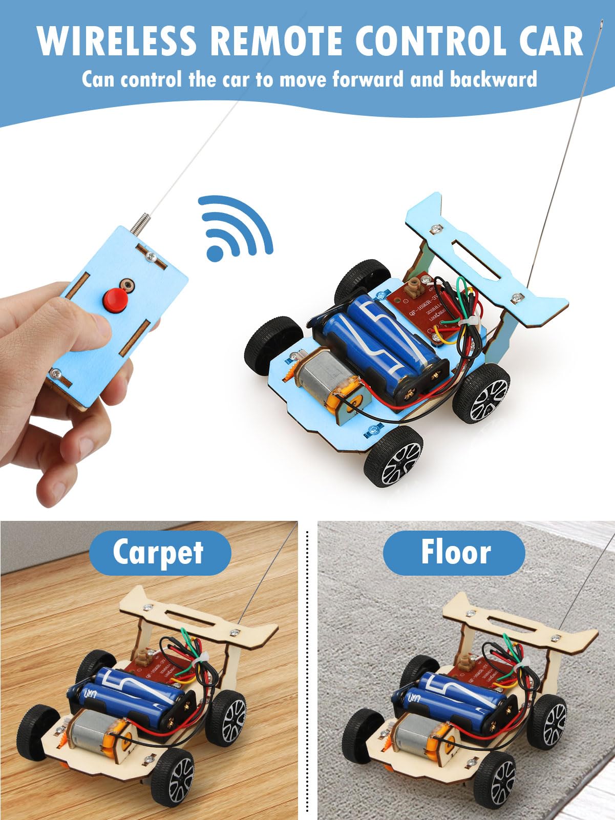 5 in 1 STEM Model Car Kits for Kids