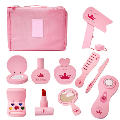 Wooden Makeup Toy Set for Little Girls
