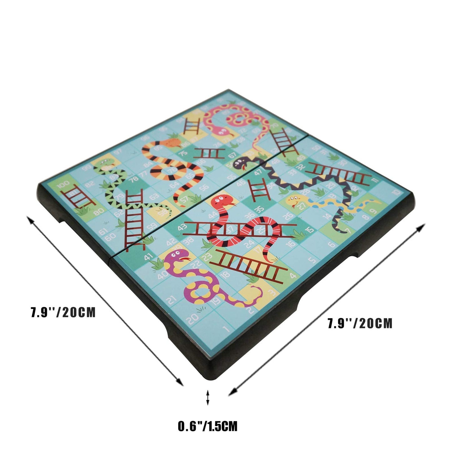 KOKOSUN Magnetic Travel Snakes and Ladders Game