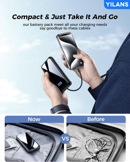 42800mAh YILANS Portable Charger with Fast Charging