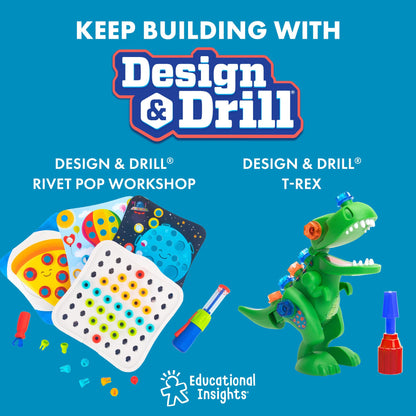 Educational Insights Design & Drill Rivet Cafe Set