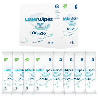 224 Count WaterWipes Travel Skin Refreshing Wipes