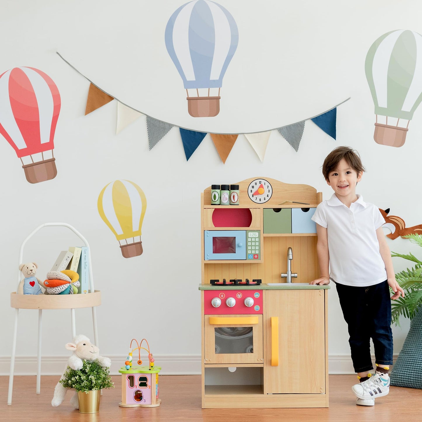Teamson Kids Interactive Wooden Play Kitchen