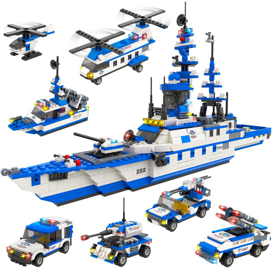 1169-Piece City Police Station Building Kit