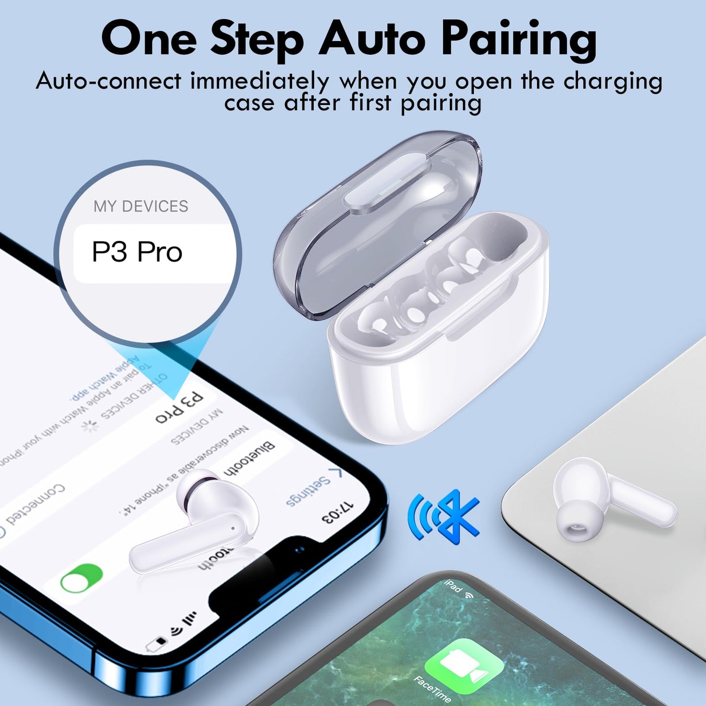 Wireless Earbuds with 48 Hours Playtime