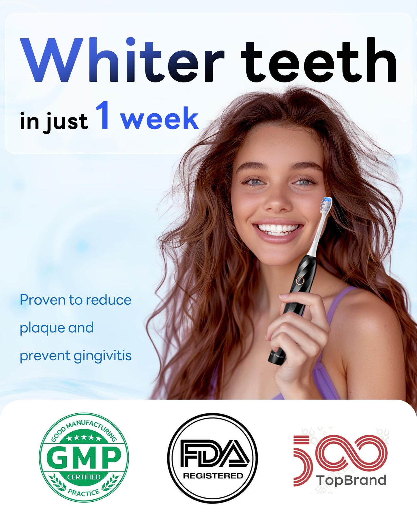 40,000 VPM Sonic Toothbrush by SAKYPRORAL