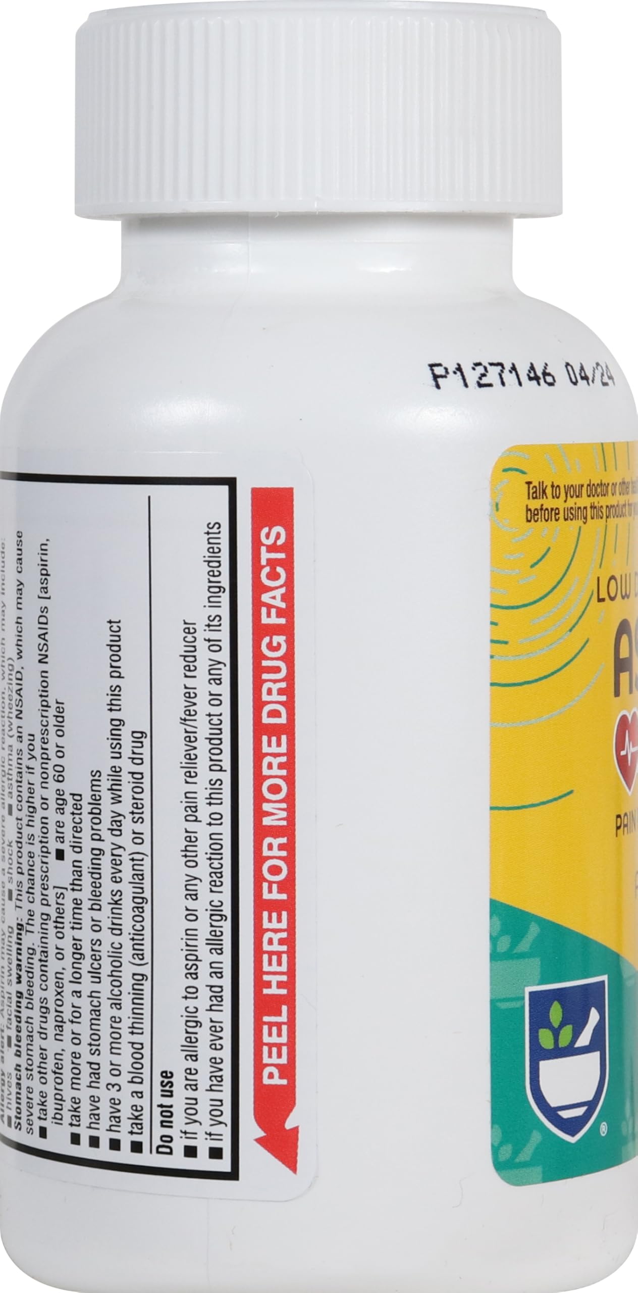 81 mg Low-Dose Aspirin Tablets - 500 Count