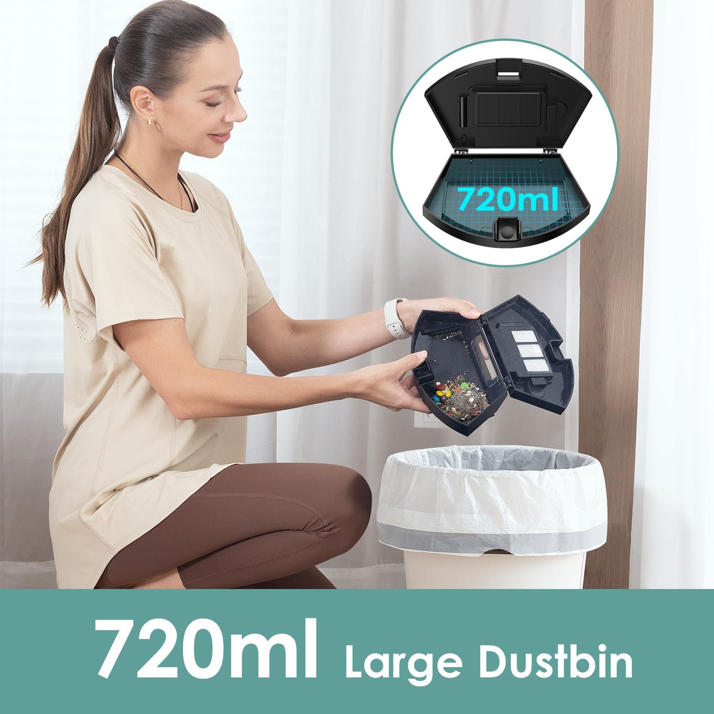 KOZVIX Robot Vacuum with 2800Pa Suction Power