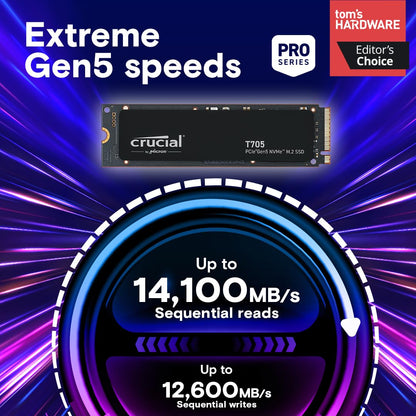 Crucial 4TB PCIe Gen5 NVMe M.2 SSD