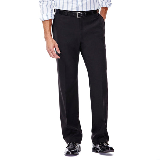 Haggar Men's Expandable-Waist Dress Pants 34W x 29L