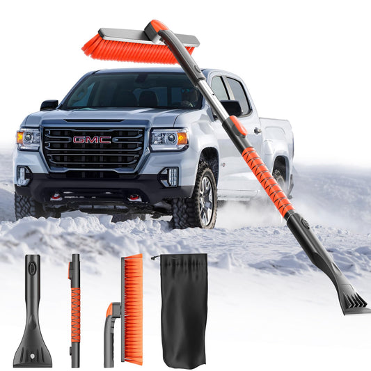 DooGooCoo Extendable Ice Scraper & Snow Brush