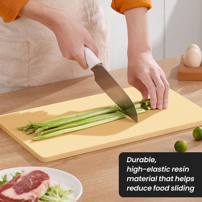 2-Piece Thick Cutting Board Set with Anti-Slip