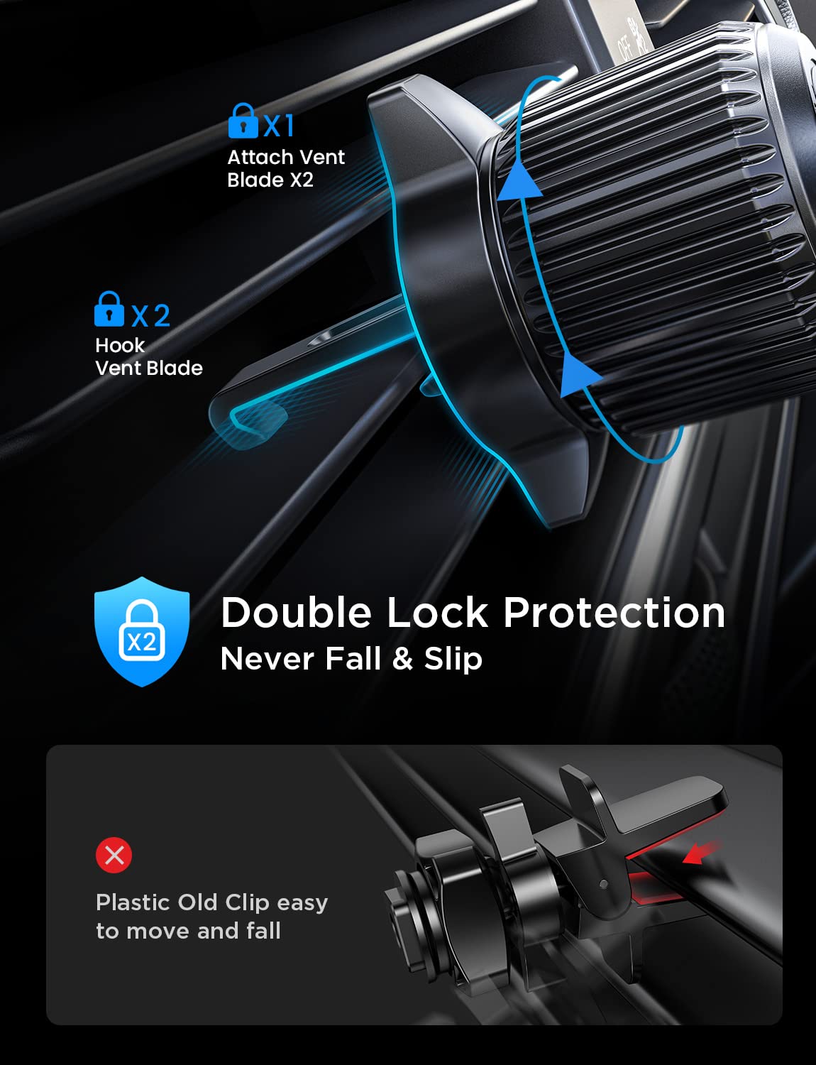 LISEN Universal Car Phone Holder Mount