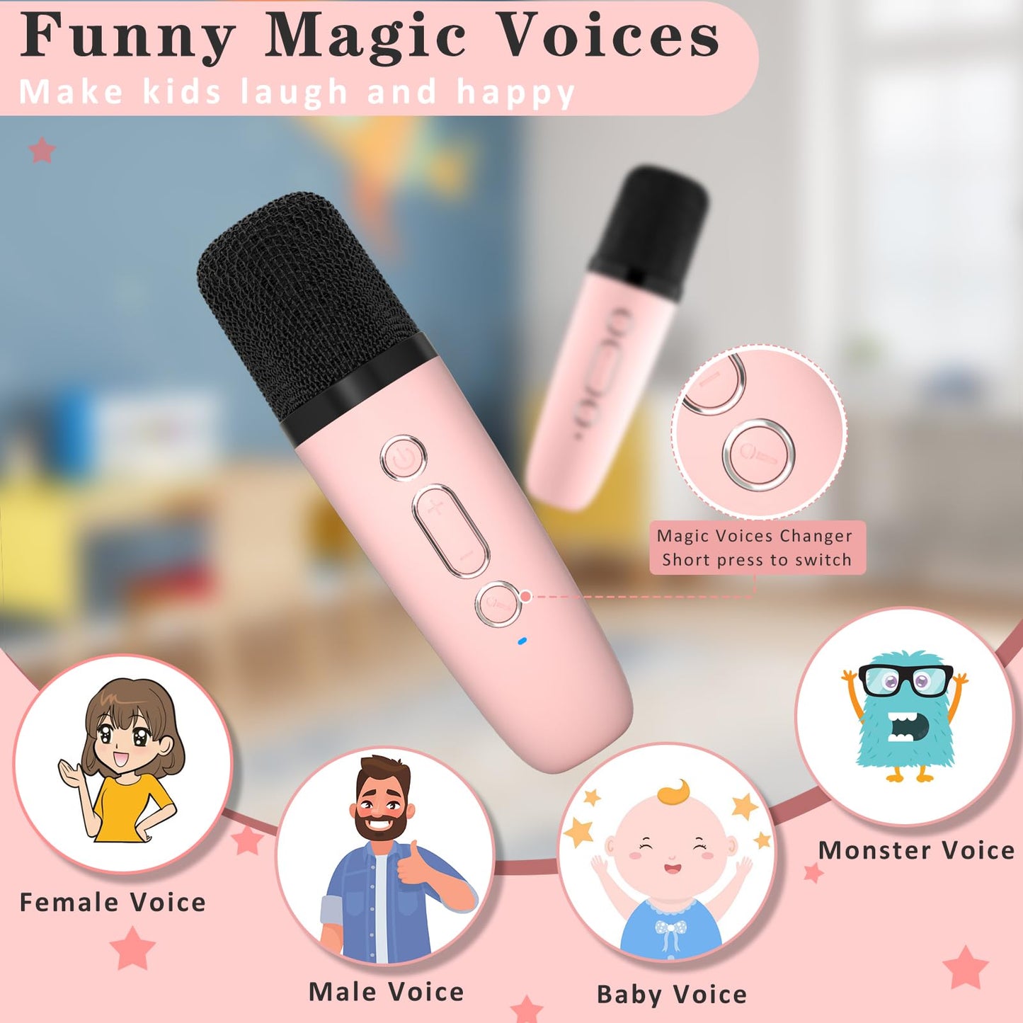 Karaoke Machine for Kids and Family Parties