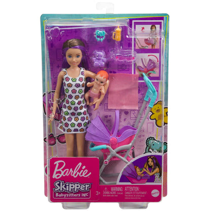 Barbie Skipper Babysitters Playset with Doll & Accessories