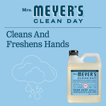 MRS. MEYER'S Liquid Hand Soap Refill, Rainwater