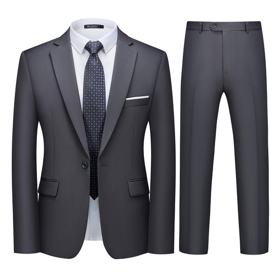 Men's 2 Piece Slim Fit Suit Set WULFUL