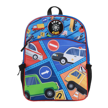 Bioworld Vroom Vroom 5-Piece Backpack & Lunchbox Set