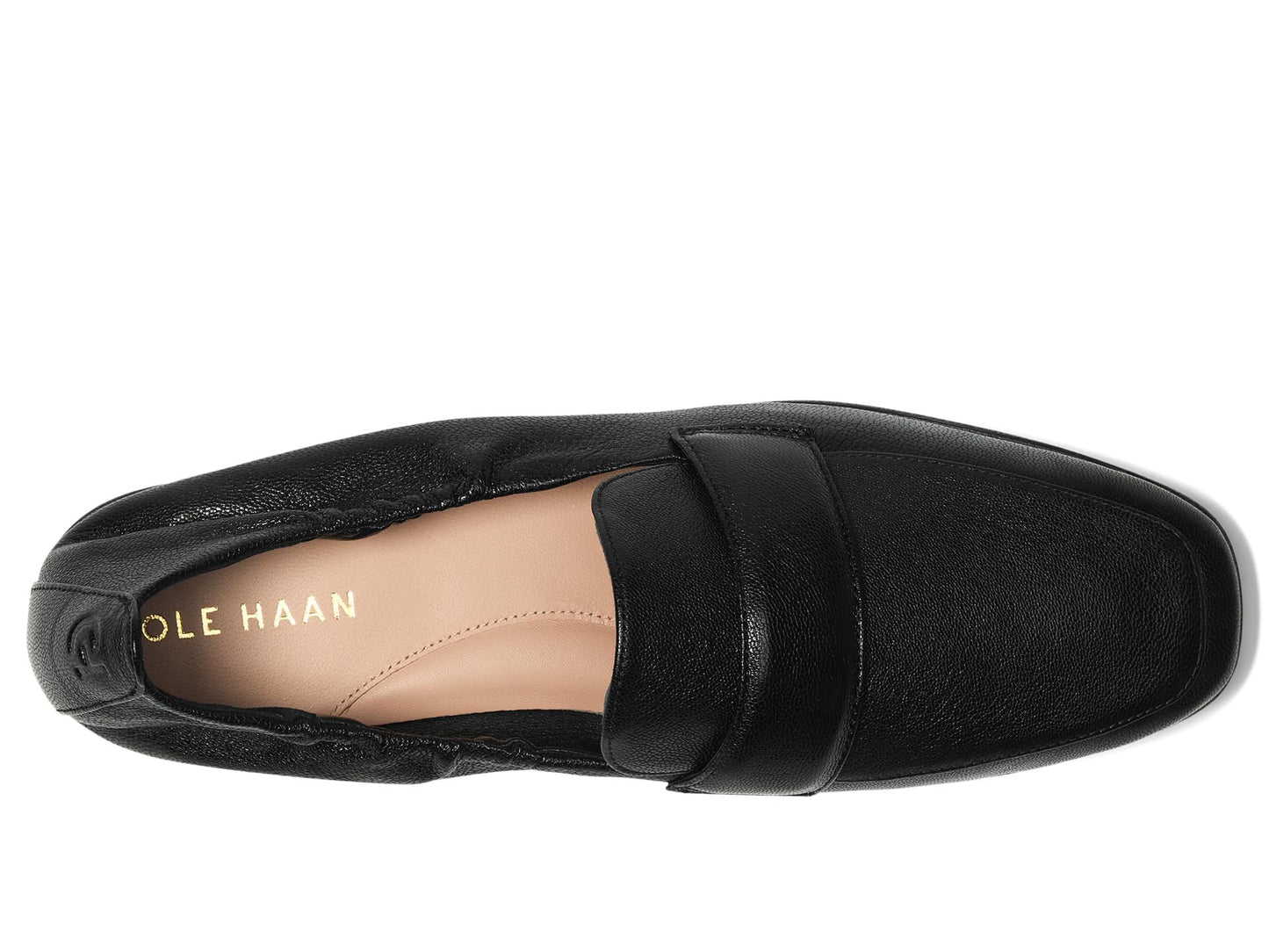 Cole Haan Women's Trinnie Soft Loafers Flat, Black Leather, 9.5