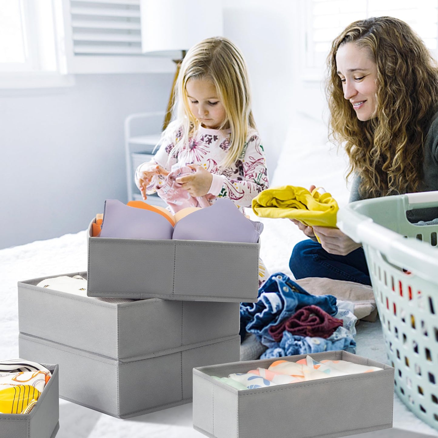 15 Pack Drawer Organizers for Clothing Storage
