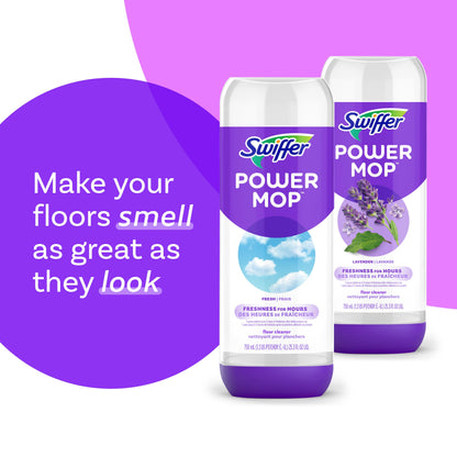 2 Pack Swiffer PowerMop Floor Cleaning Solution