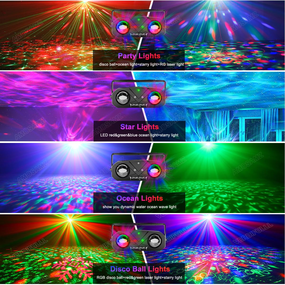 Sound Activated Disco Ball Party Light