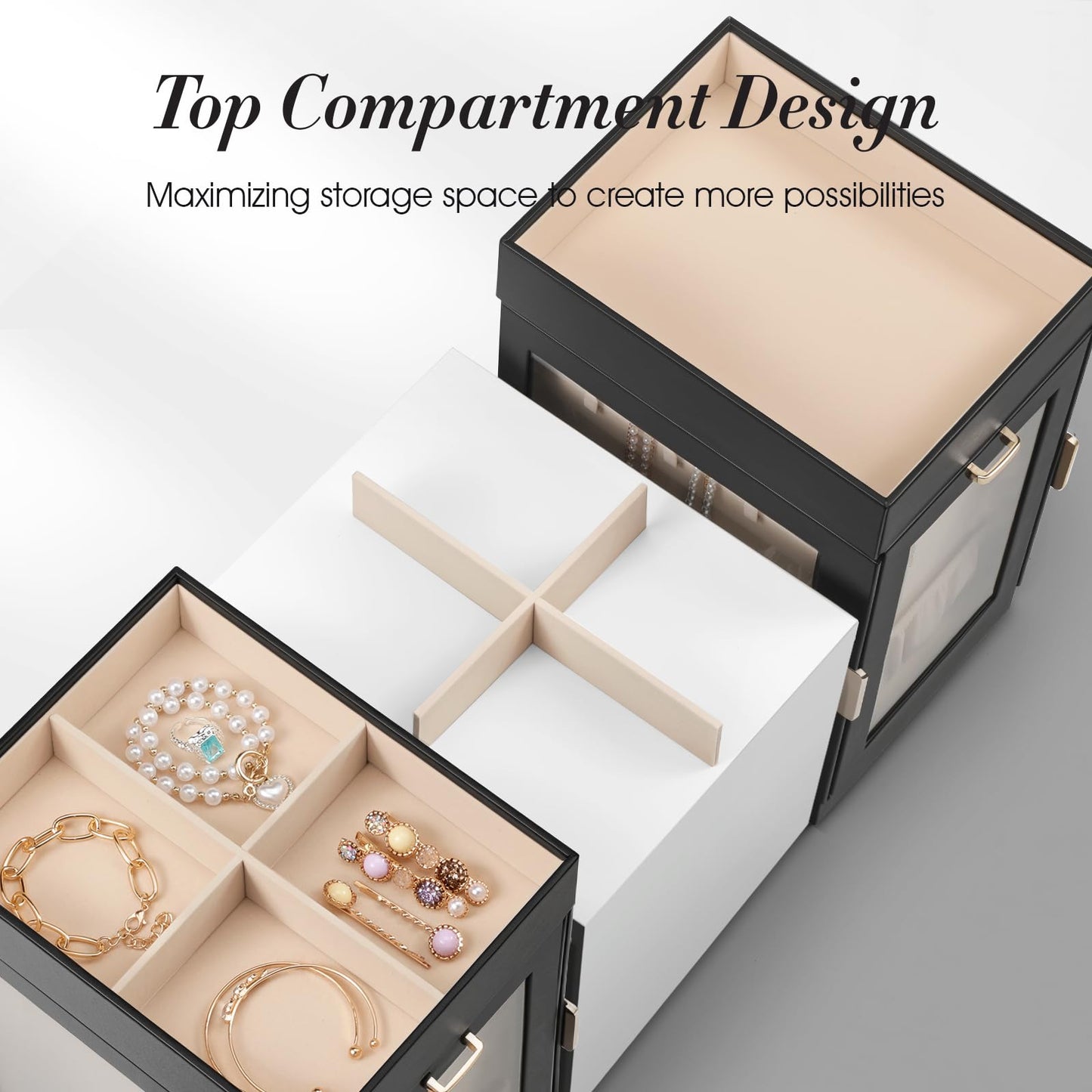 Rotating Jewelry Organizer for Women by TidyStash