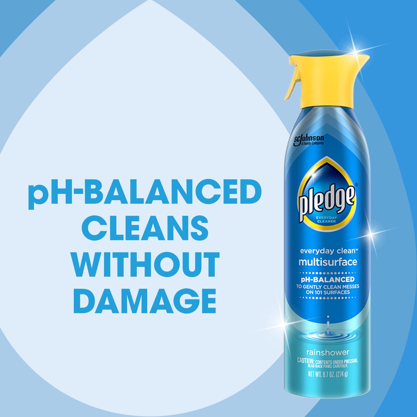 Pledge 3 Pack pH-Balanced Multisurface Cleaner