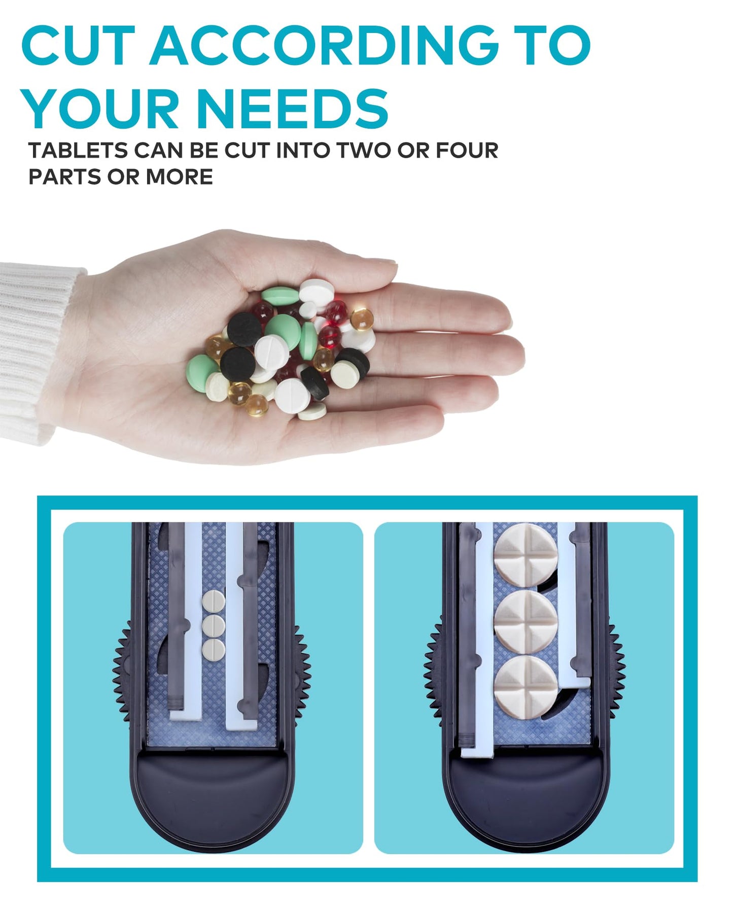 Pill Cutter for Accurate Splitting of Pills