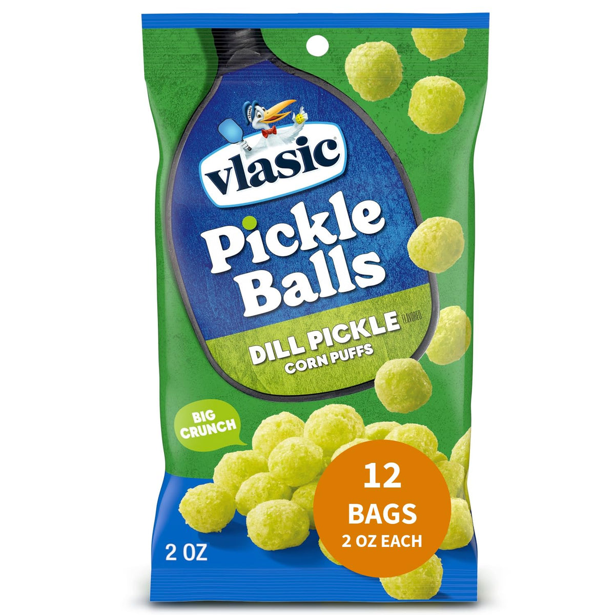 12 Pack Vlasic Dill Pickle Corn Puffs (OU-D)