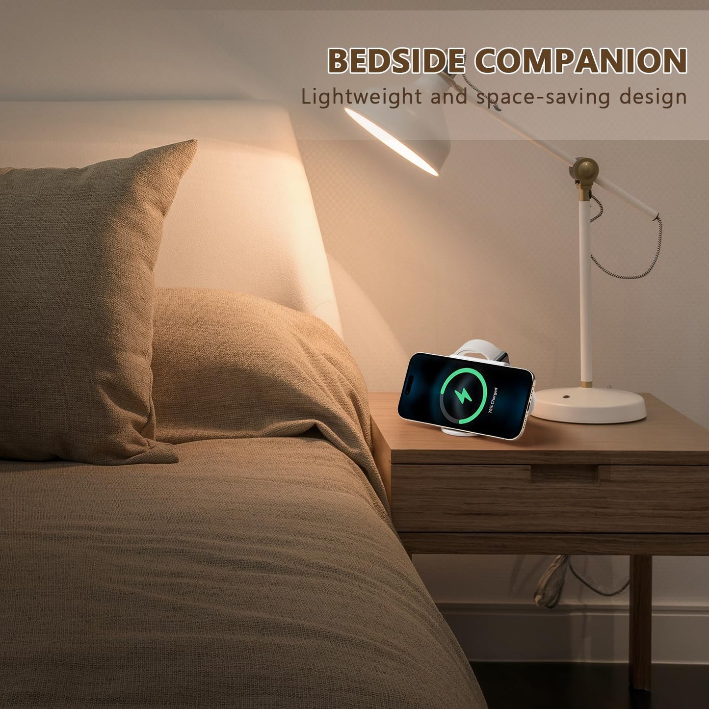 3-in-1 Magnetic Wireless Charger for iPhone & Watch