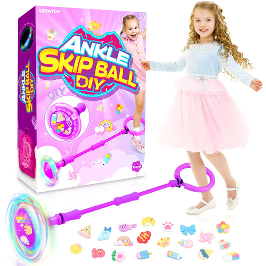 Getatoy Ankle Skip Ball for Kids Ages 4-12