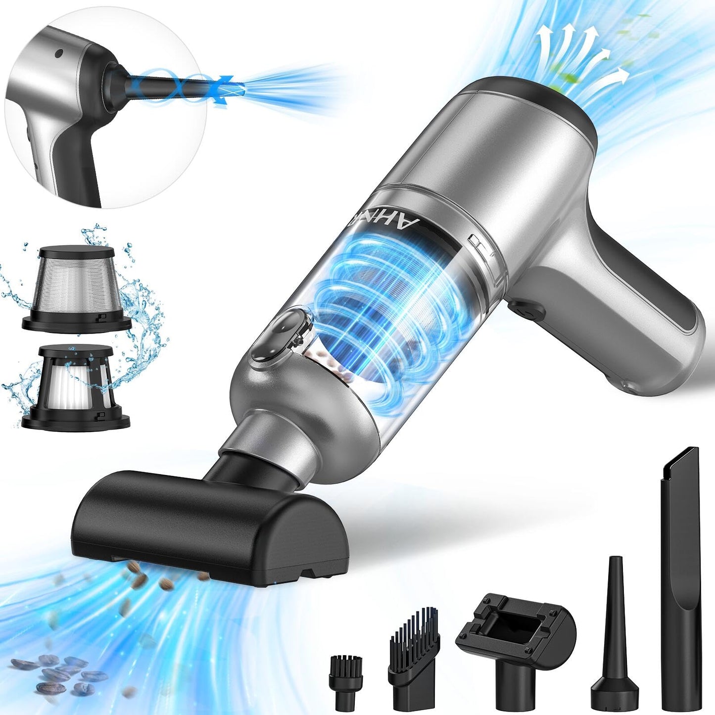 Cordless Handheld Vacuum Cleaner by AHNR
